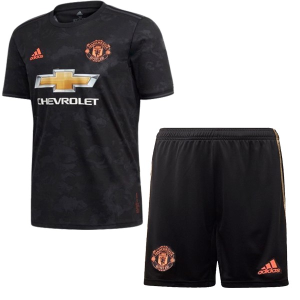 Camiseta Manchester United Tercera equipo Niño 2019-20 Negro